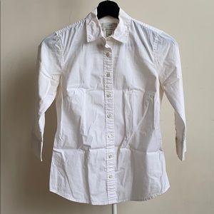J. Crew 3/4 sleeve shirt